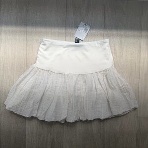 Forever 21 White Skater Skirt